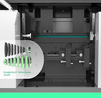 High speed round bottle printer -NC-CylinderElf-IV-B